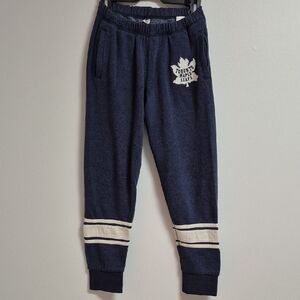 Roots Blue Joggers with White Stripes